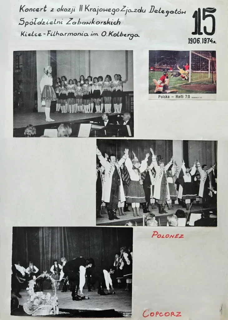 1974 II zjazd krajowy spółdzielni zabawek w filharmonia kielce