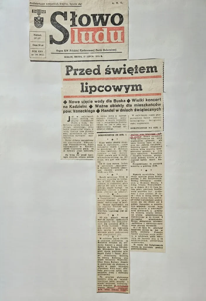 1974 1 14 jubileusz polski ludowej kielce