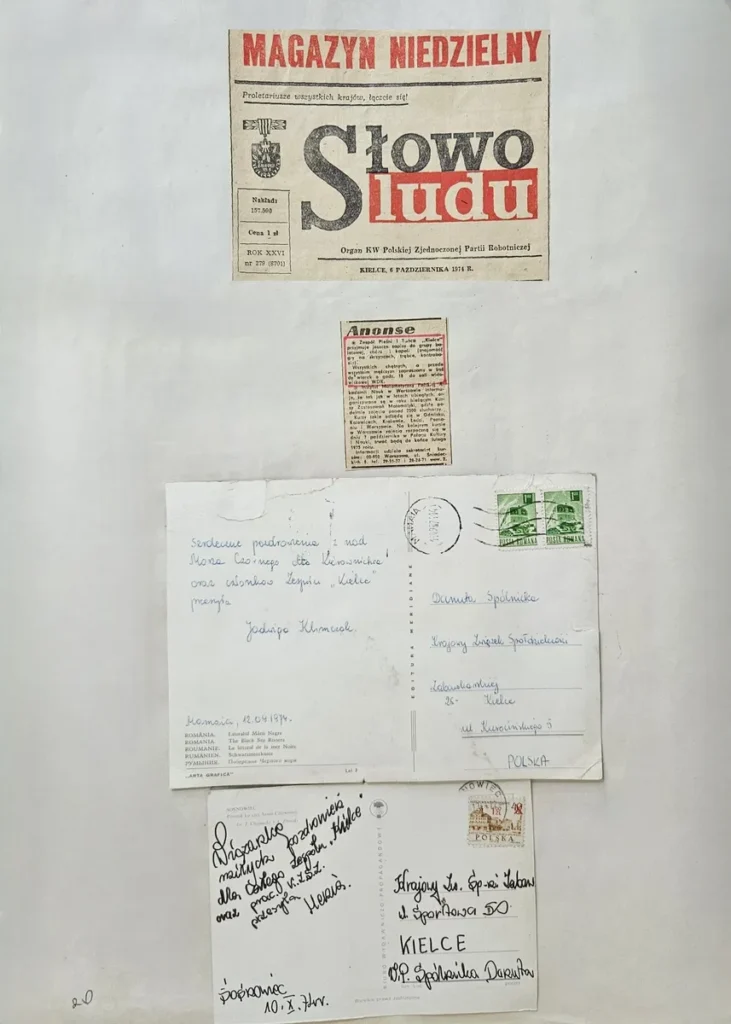 1974 1 20 ogloszemie zapisy danuta spolnicka kartki