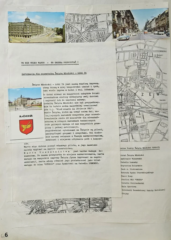 1974 1 6 ogolnopol swieto mlodosci lodz